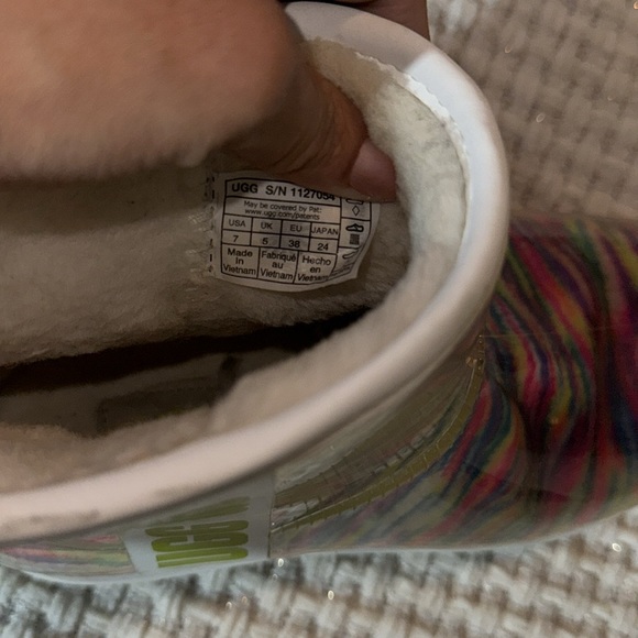 Ugg Clear Mini Pixelate (rainbow) Boots - Picture 9 of 12